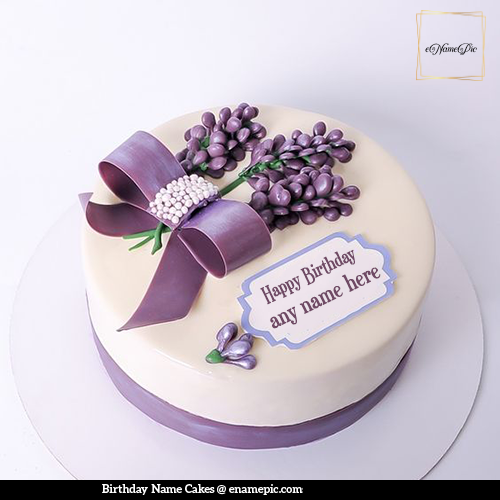 Birthday Cake with Name Editor Online Free - eNamePic